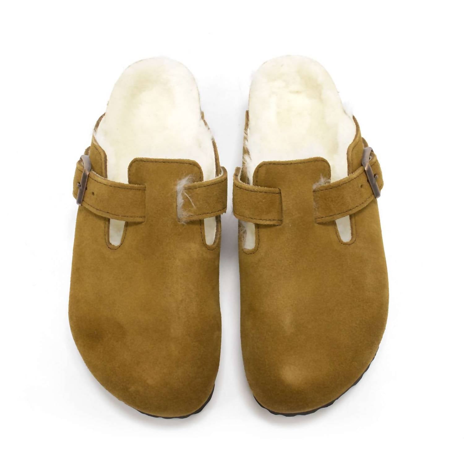 Birkenstock - Women's Boston Shearling Suede Clogs