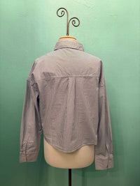 Mododoc - Women's Crop Button Up Shirt