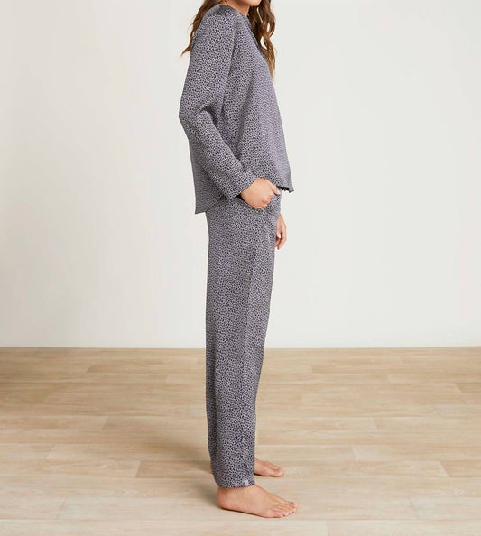 Barefoot Dreams - Washed Satin Eye Mask Pajama Set