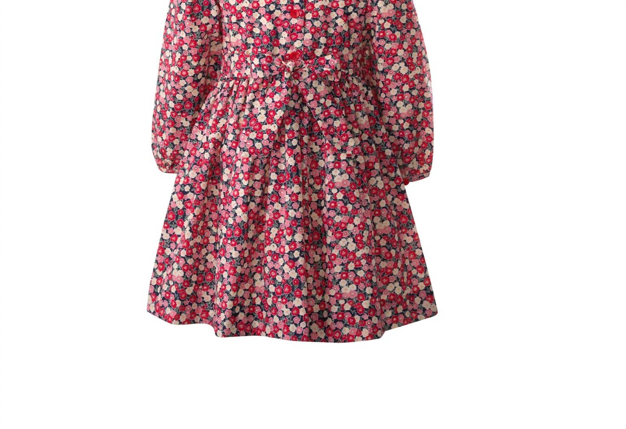 Rachel Riley - Girls Bow Smocked Dress