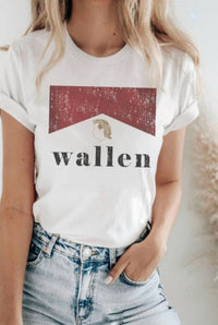 GILDAN Wallen Short Sleeve Tee - Plus in white - women's t-shirt