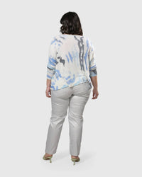 Alembika - Pinstripe Iconic Stretch Jeans