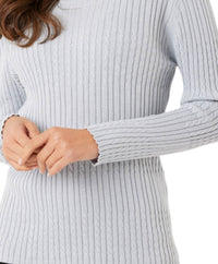 French Kyss - Long Sleeve Round Neck Top