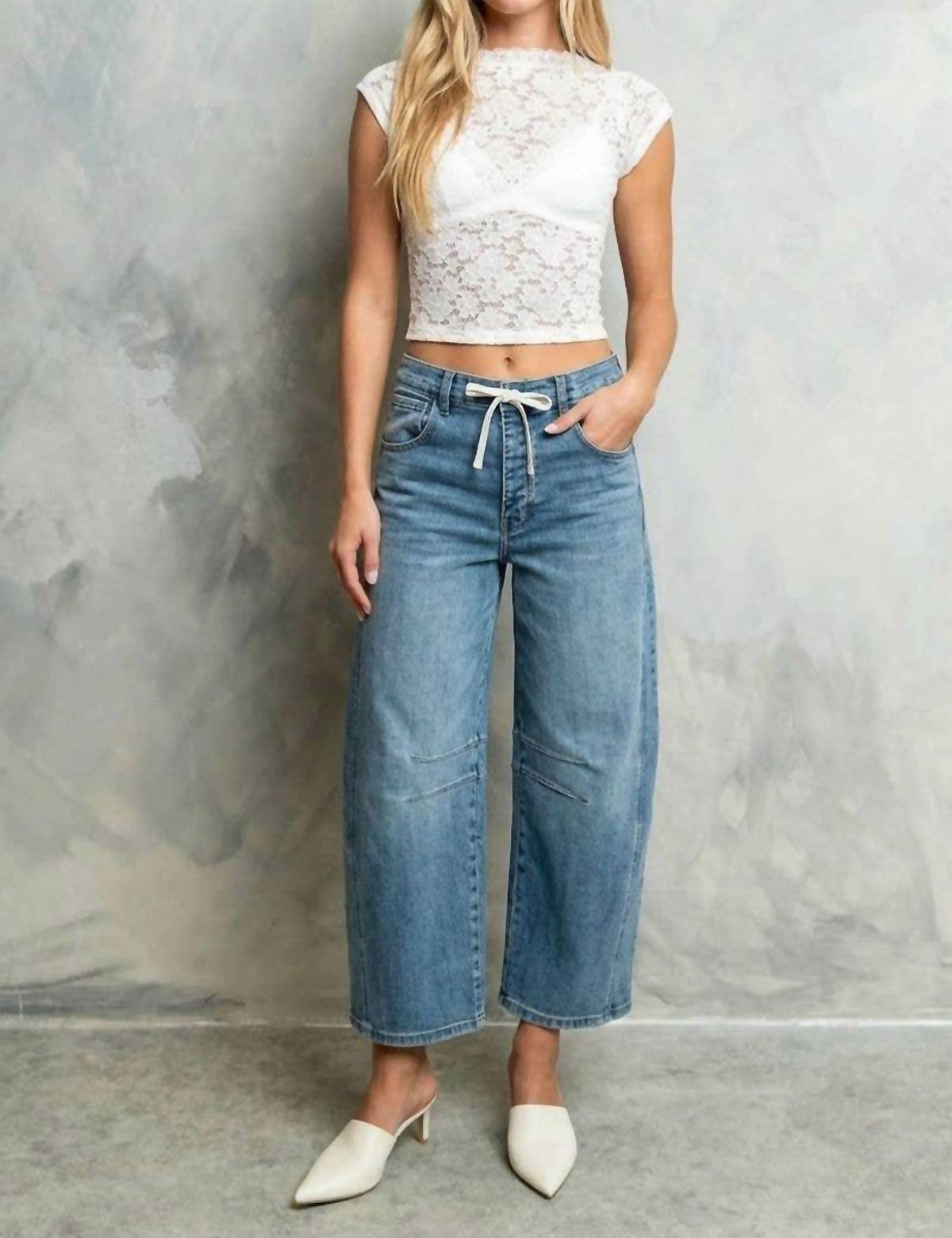 Artemis Vintage - High Rise Relaxed Barrel Jeans