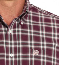Cinch - Plaid Classic Short Sleeve Shirt