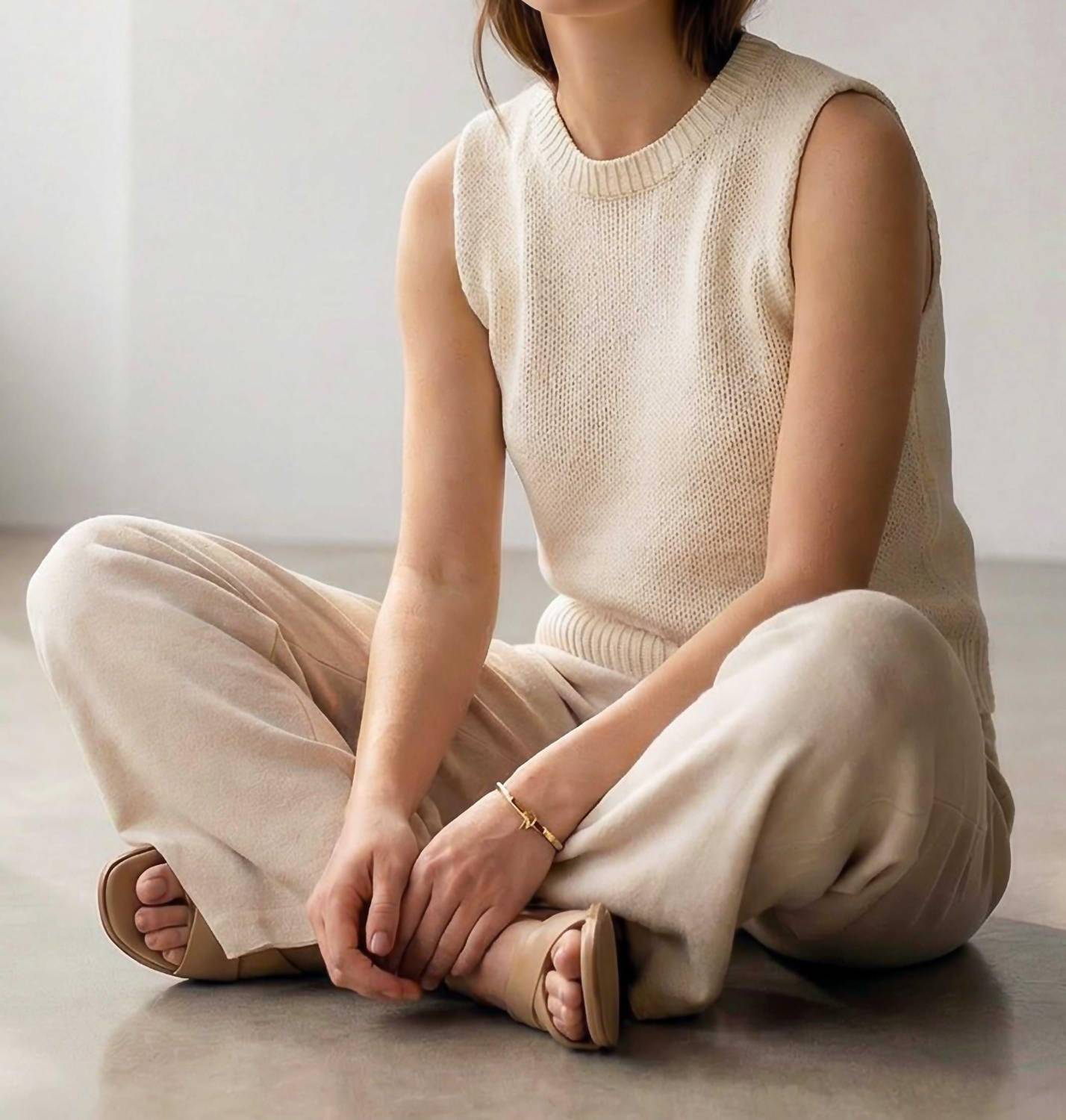 Fifteen Twenty - Kimmy Keyhole Sweater Tank Top