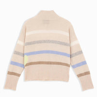 Kerri Rosenthal - Marlow Mock Neck Stripe Sweater