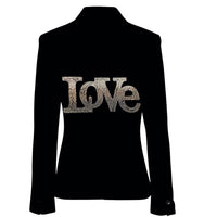 Hipchik - Crystals Ombre Love Blazer