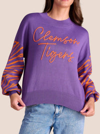 Stewart Simmons - Clemson Merit Mock Neck Sweater