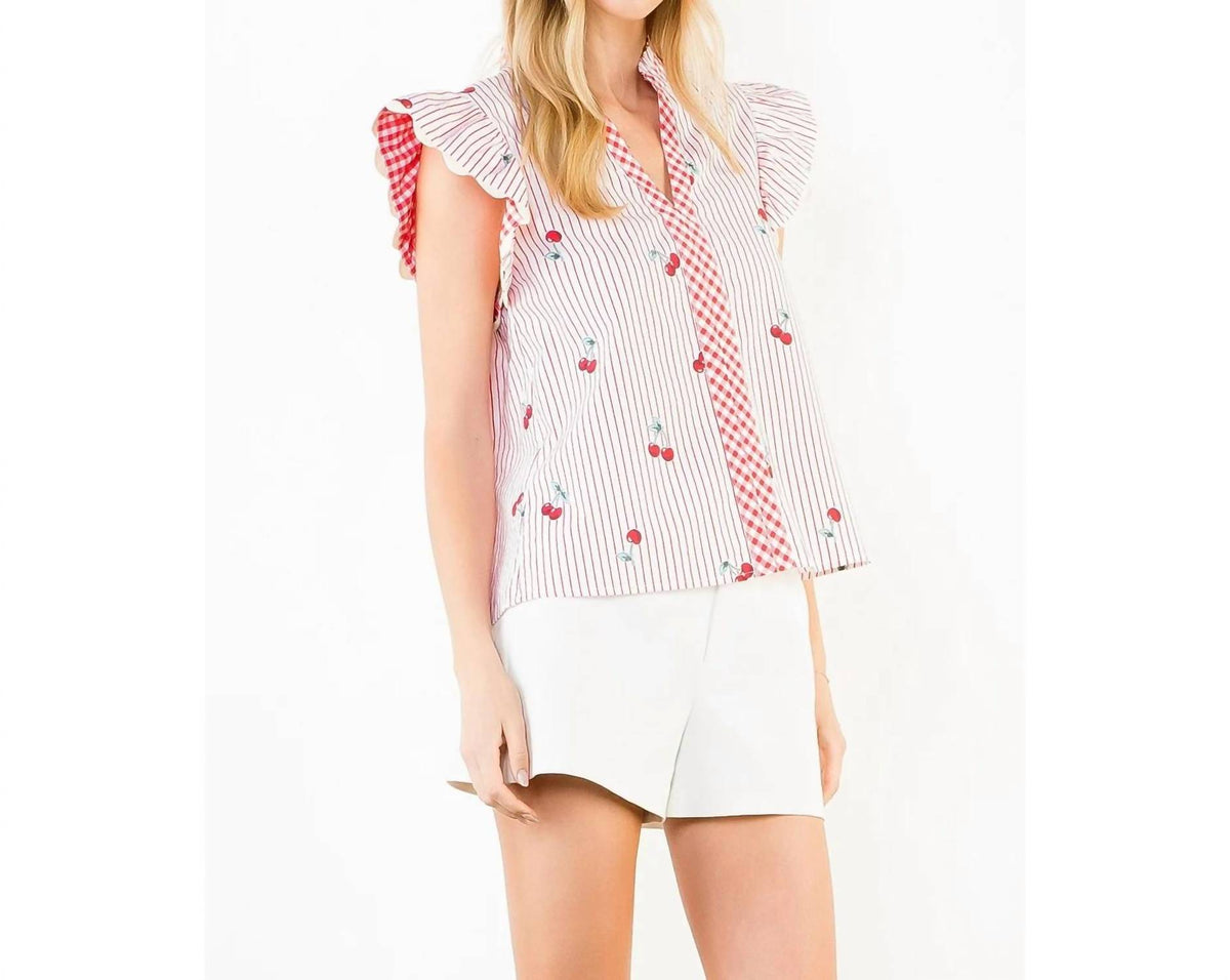 Thml - Cherry Print Top