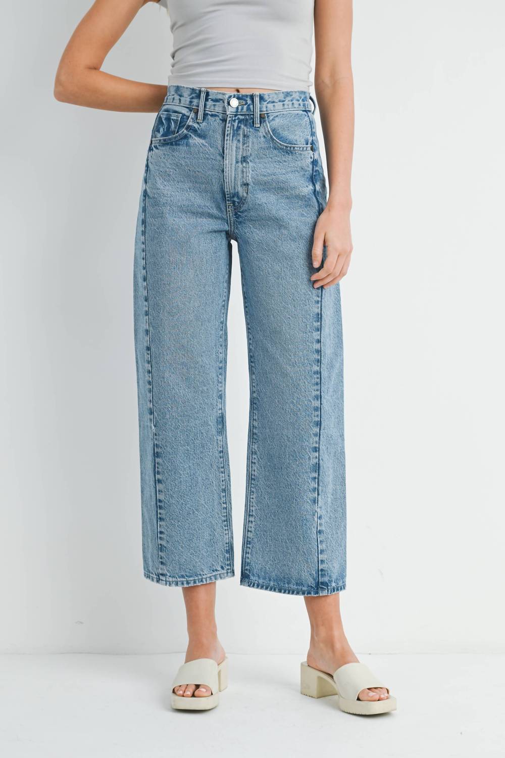 Just Black Denim - Twist Barrel Jean