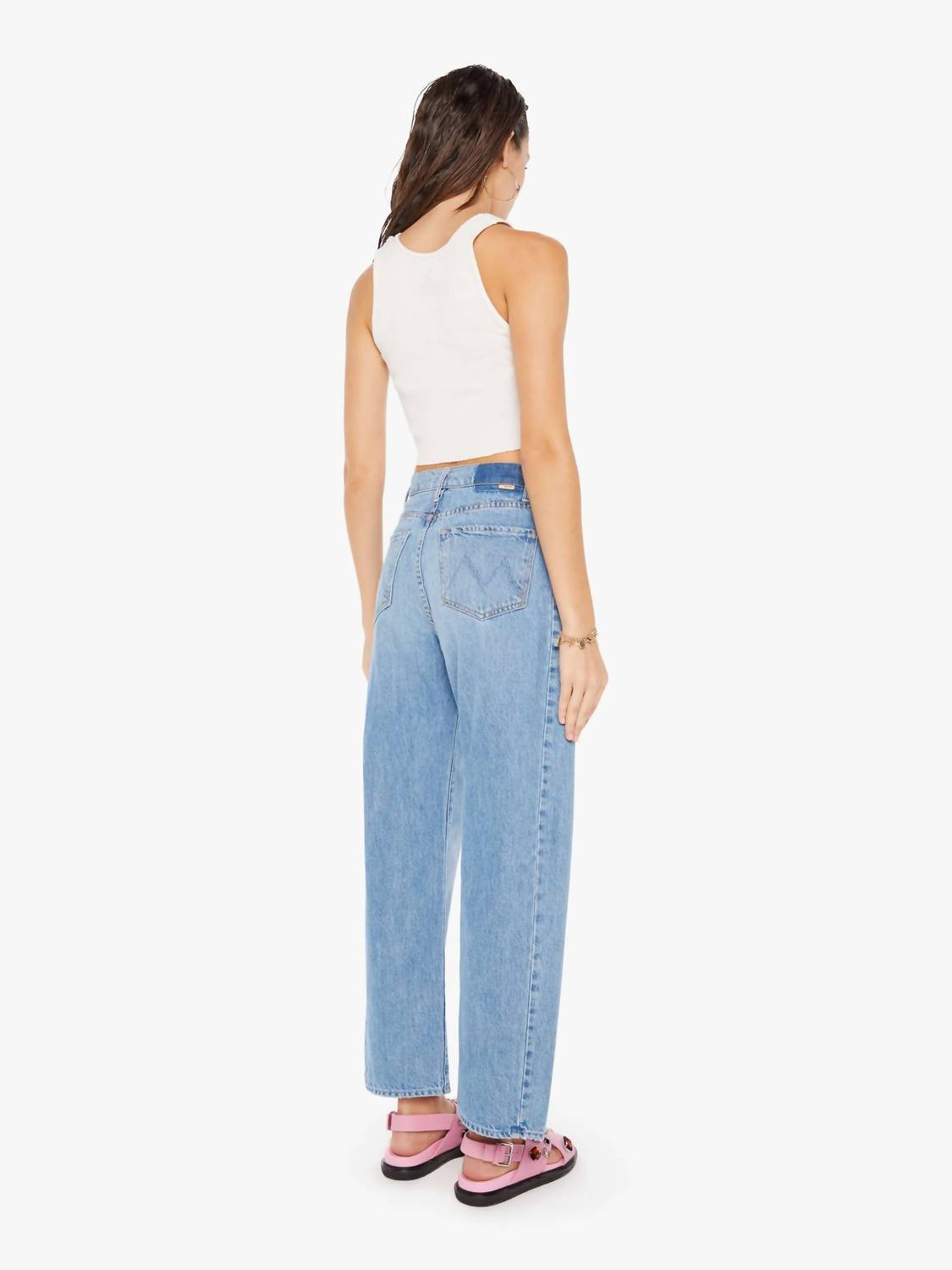 Mother - Half Pipe Flood High Rise Jeans