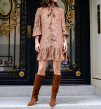 Elizabeth James The Label - Brit Bow Mini Dress