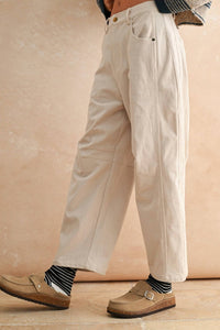 Miou Muse - Corduroy Barrel Pants