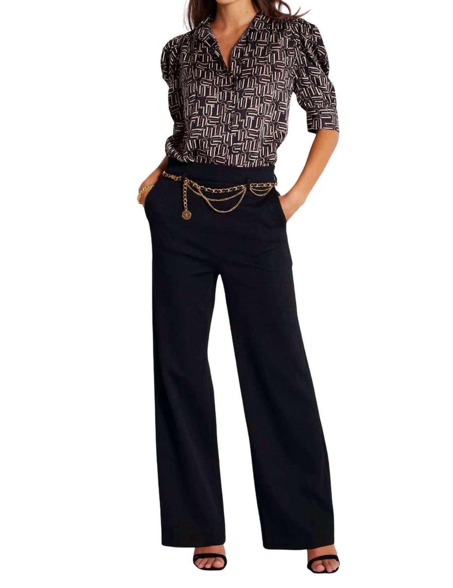 Bishop + Young - Lara Wide Leg Trouser