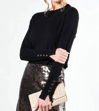 Vine & Love - Button Detail Knitted Sweater