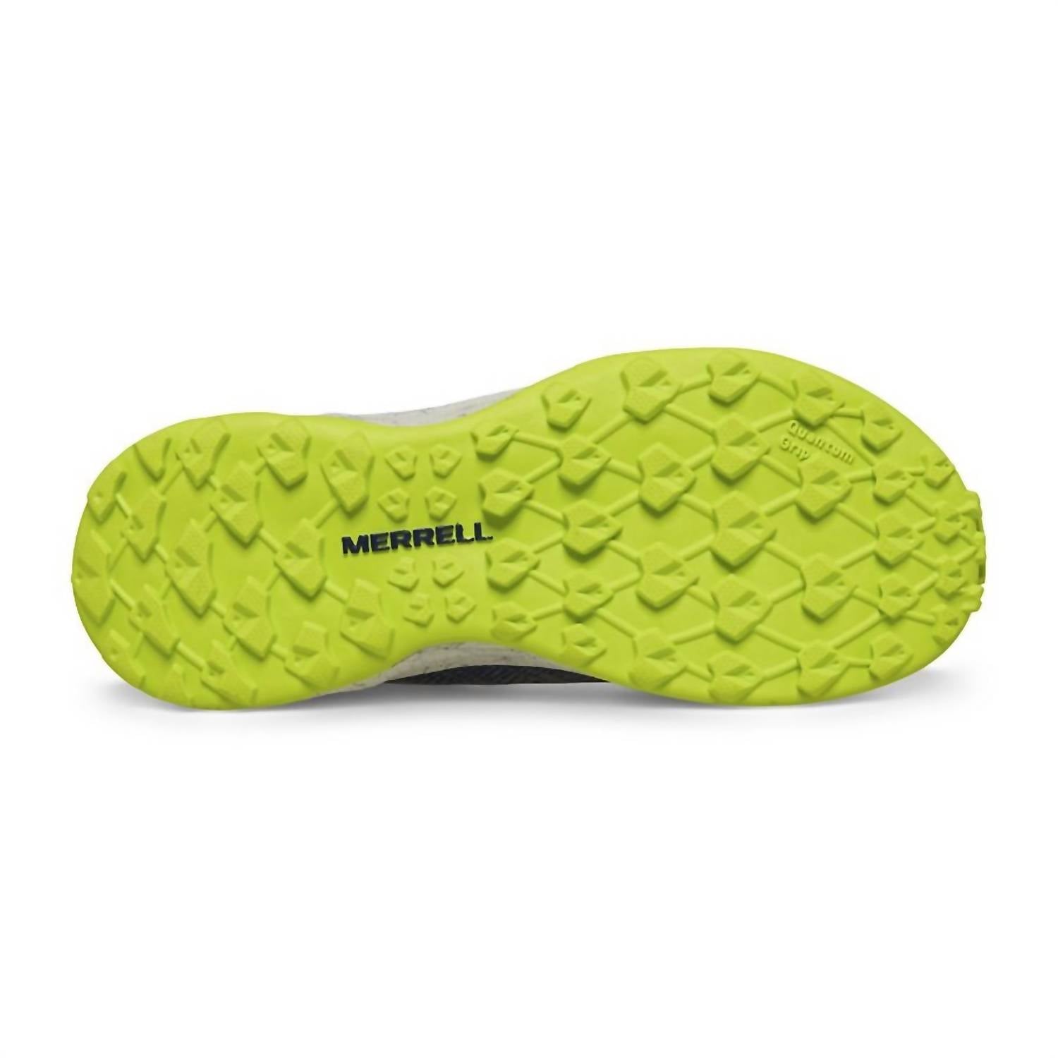 MERRELL Little Kid's Moab Flight Low Sneaker in grey navy citron - kids' sneaker - view 5