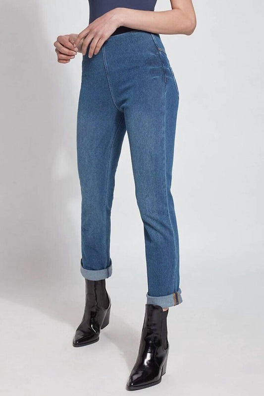 Lysse - 26" Cuffed Inseam Boyfriend Denim Leggings