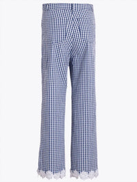 Vilagallo - Gingham Lace Trousers