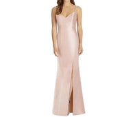 Alfred Sung - Satin Trumpet Sweetheart Neck Dress