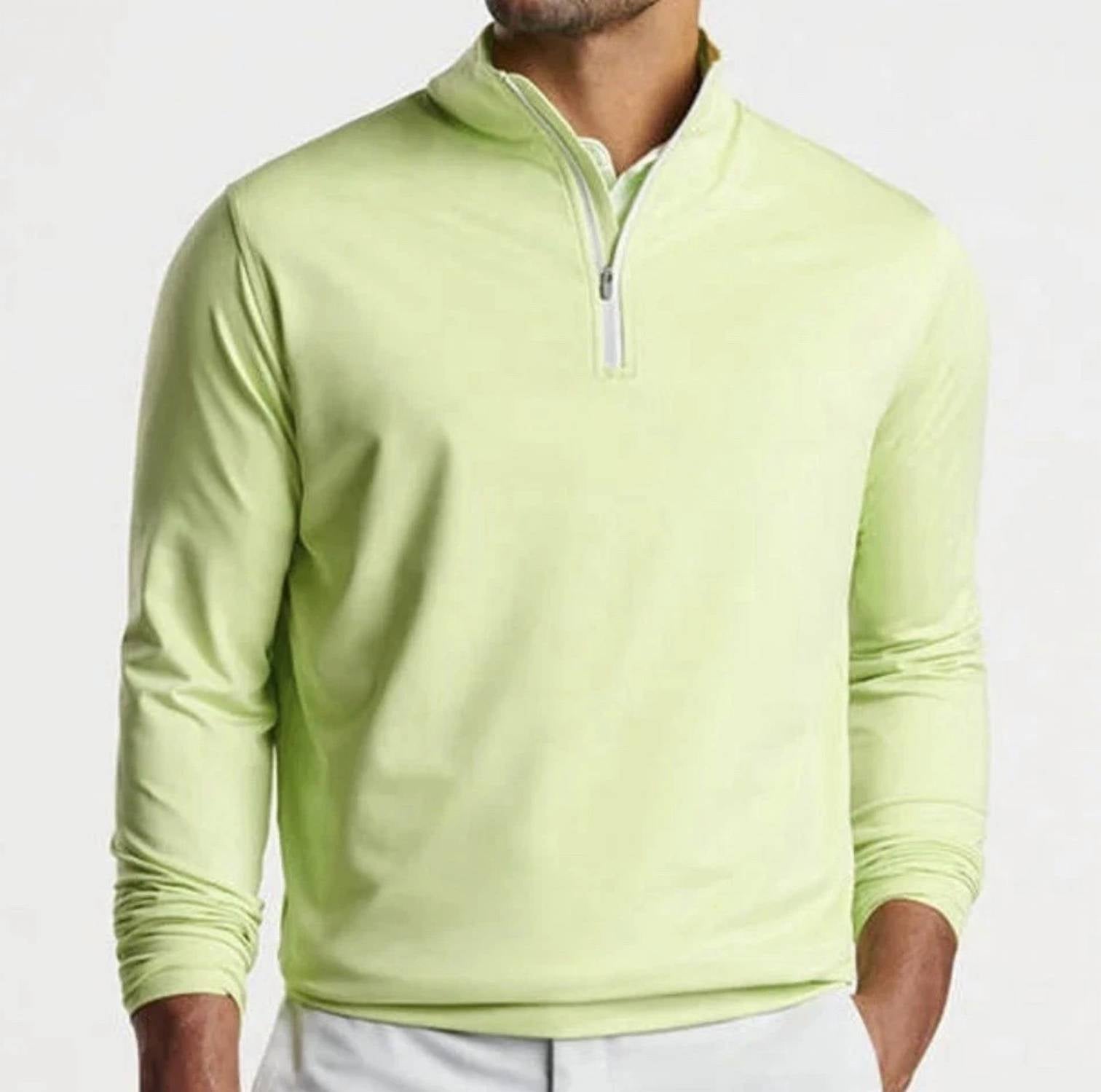 Peter Millar - Perth Mélange Performance Quarter-zip Sweater