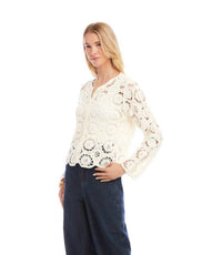 Karen Kane - Catori Crochet Soft Jacket