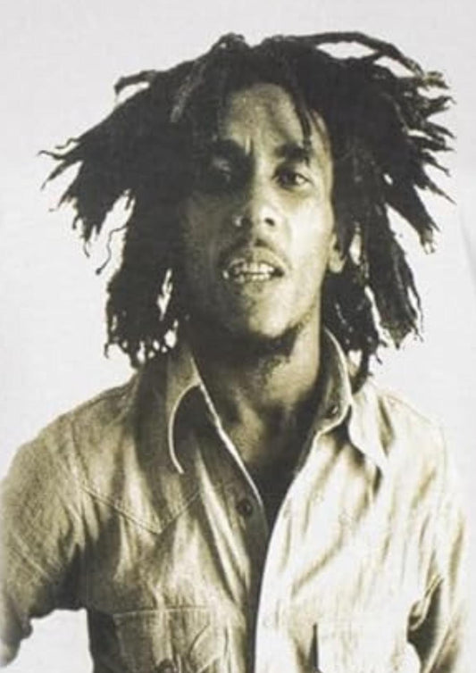 Bob Marley - Teen's Sepia Long Sleeve T-shirt