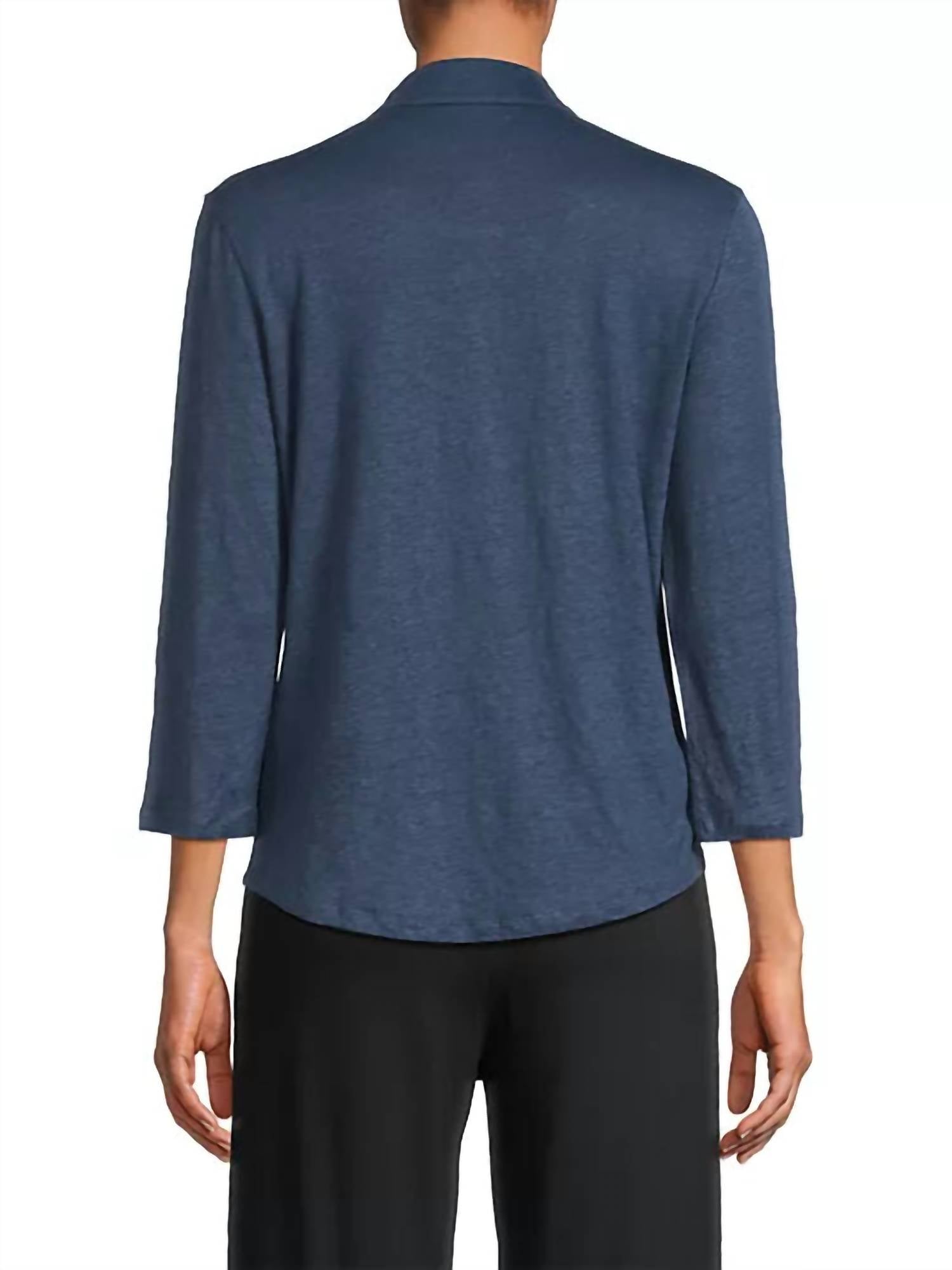 Majestic Filatures - Stretch Linen 3/4 Sleeve Shirt