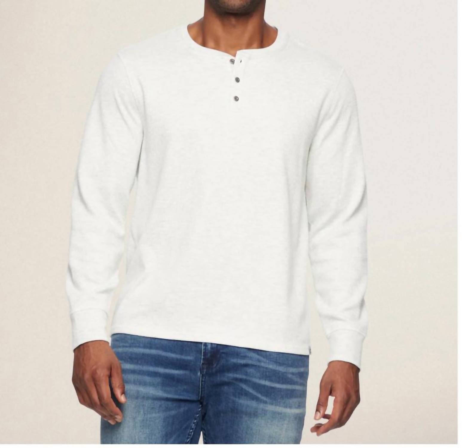 Flags & Anthem - Chatsworth Soft Waffle Henley Tee