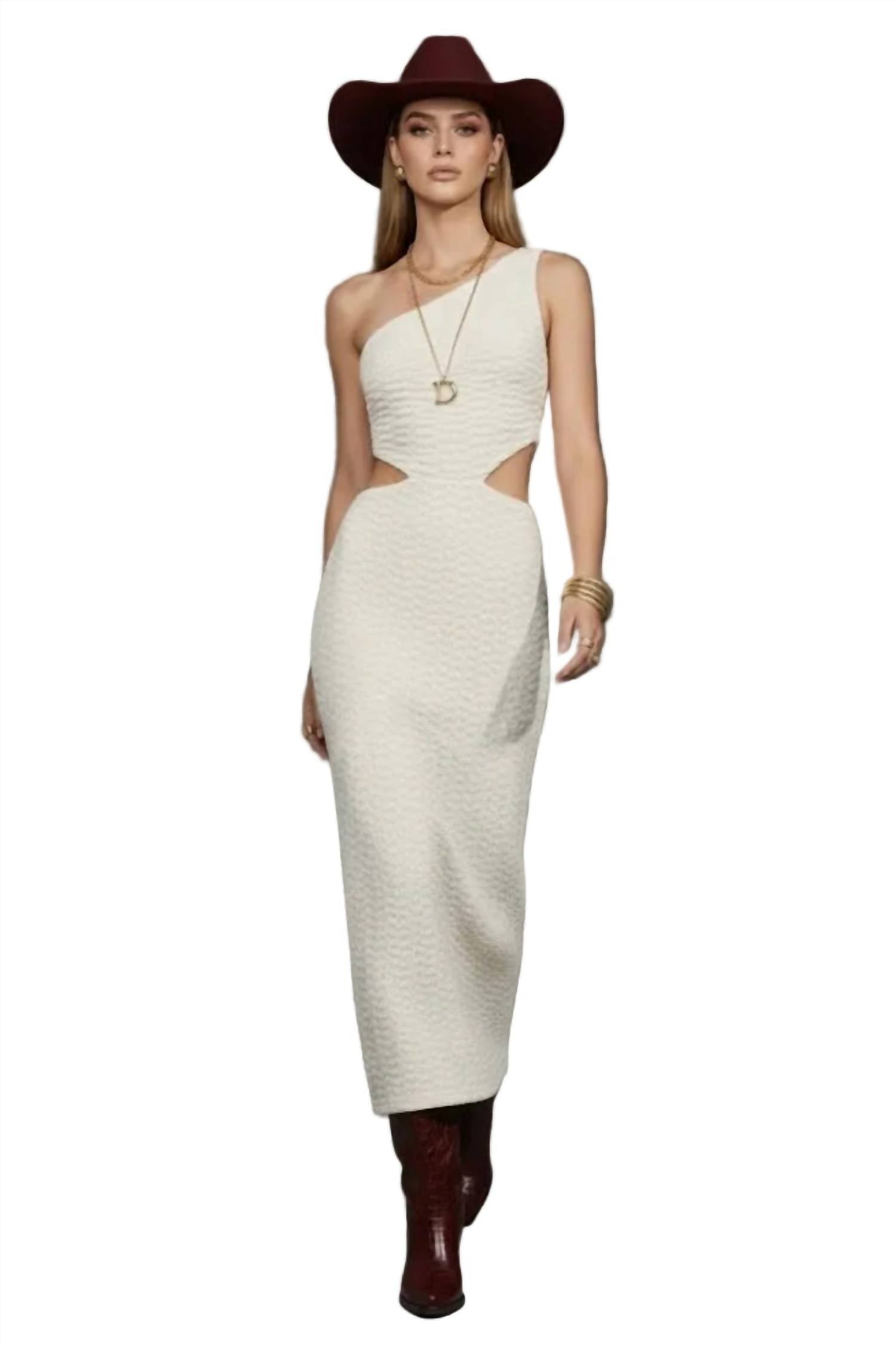 Pretty Garbage - Knit Cutout Midi Dress