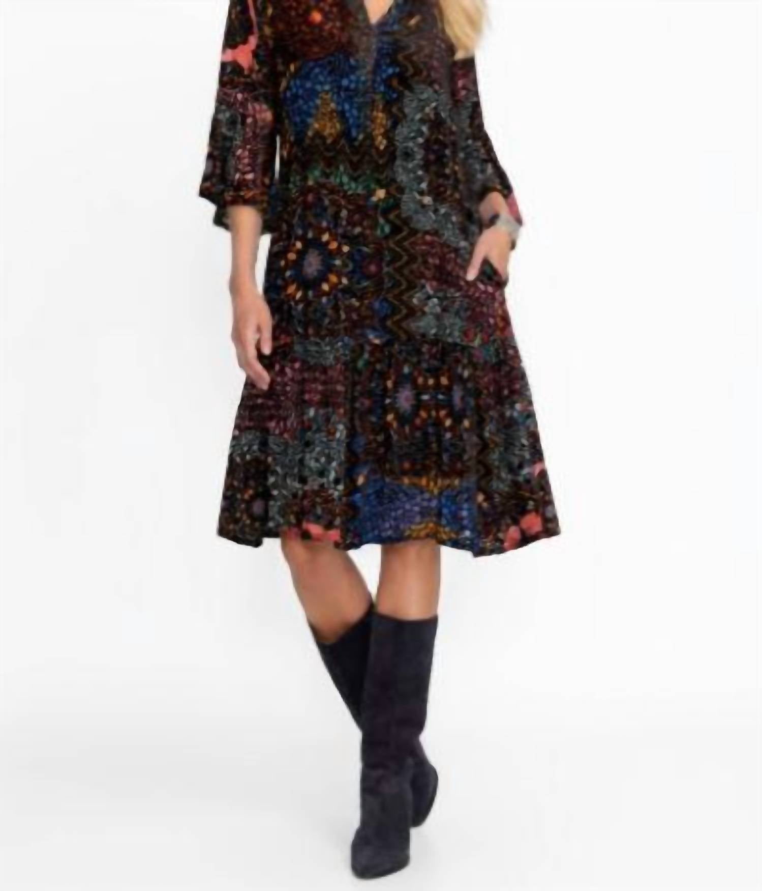 Johnny Was - Nash Midi Burnout Dress