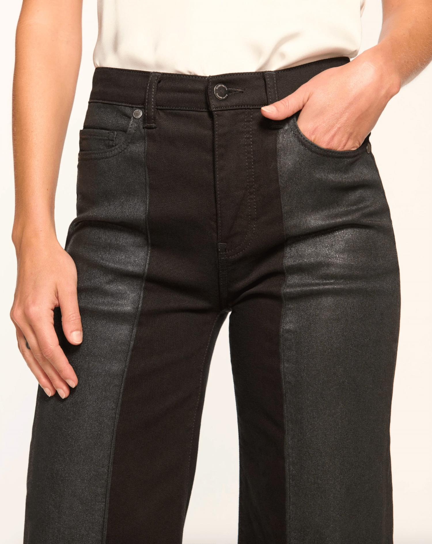 Ramy Brook - Coated Vinnie Wide Leg Jean
