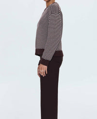 PISTOLA Aura Crew Sweater in mocha - women's sweater - view 4