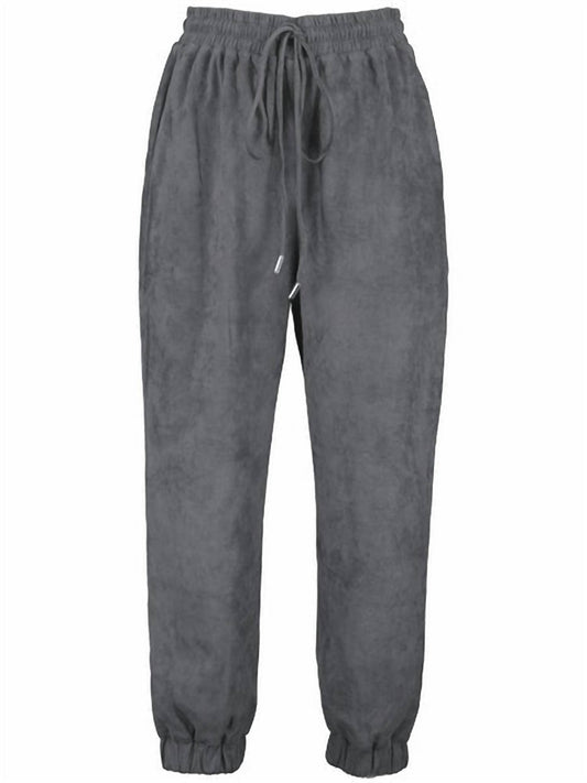 Eternal Optimist Cozy Suede Jogger