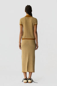 Guest In Residence - Gingham Long Skirt