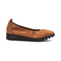 Aetrex Women's Brianna Ballet Flat in scotch 1 - women's flats
