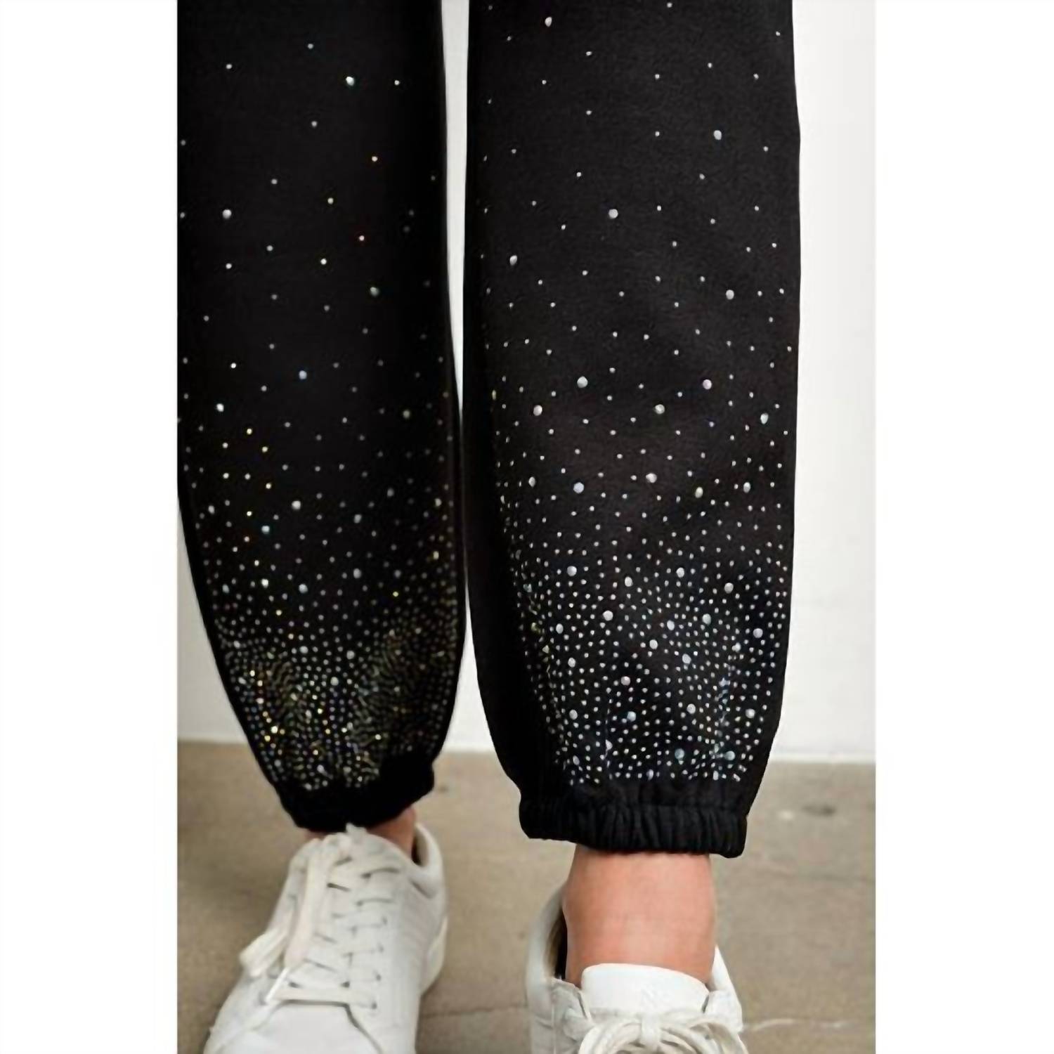 Kiwi - Rhinestone Jogger Sweatpants