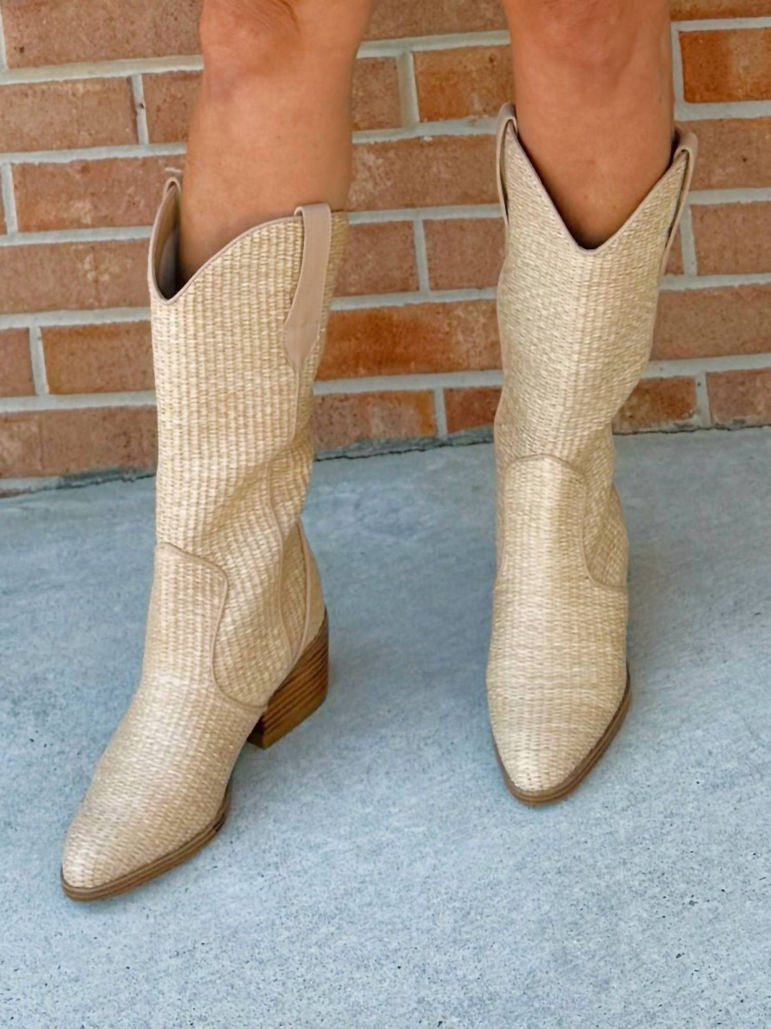 Mia - Women's Jenah Raffia Boot