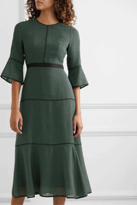 Cefinn - Tiered A-line Maxi Dress