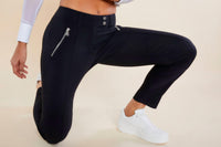 Anatomie Peggy Zippered Pants in black 1 - women's pants - alternate view