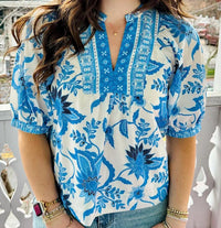 Joy Joy - Dutch Meadow Front Yoke Top
