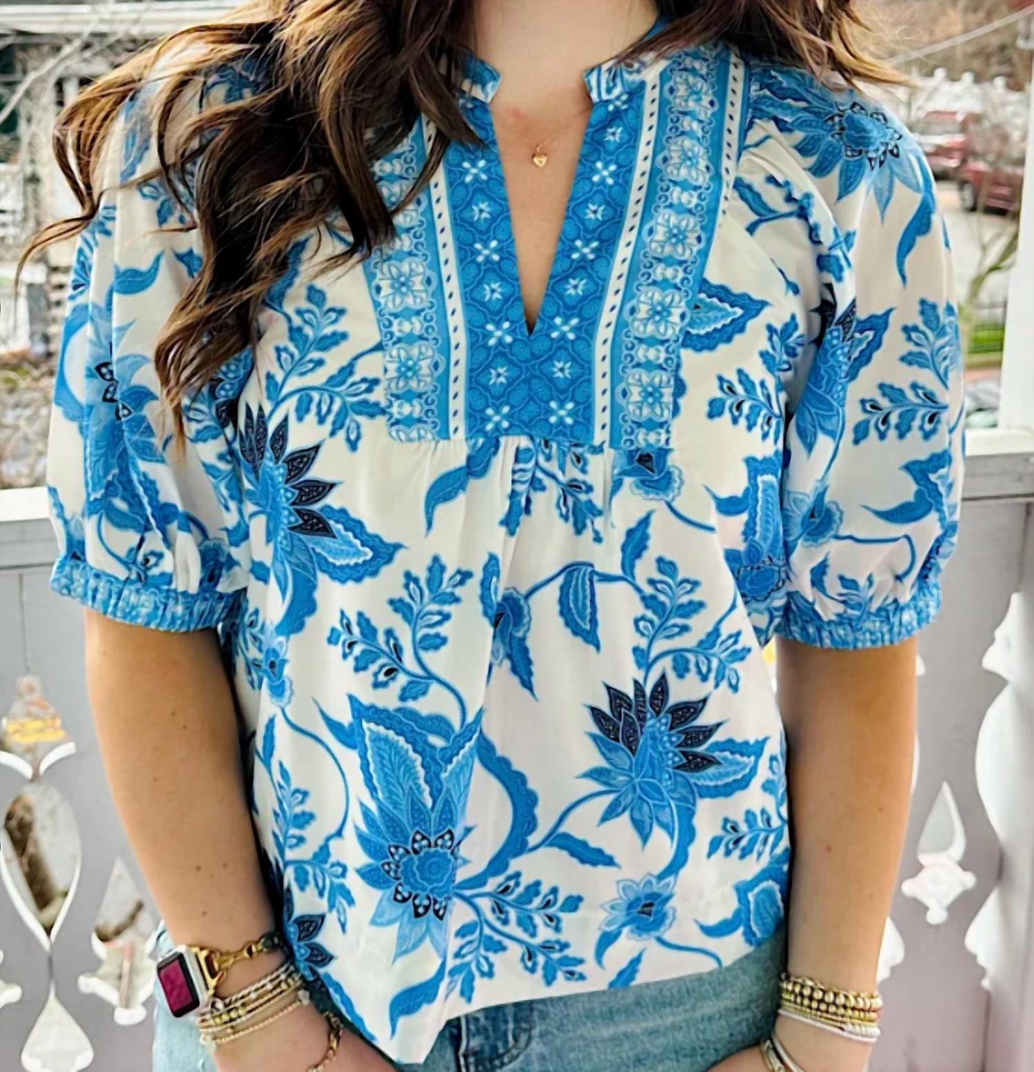 Joy Joy - Dutch Meadow Front Yoke Top