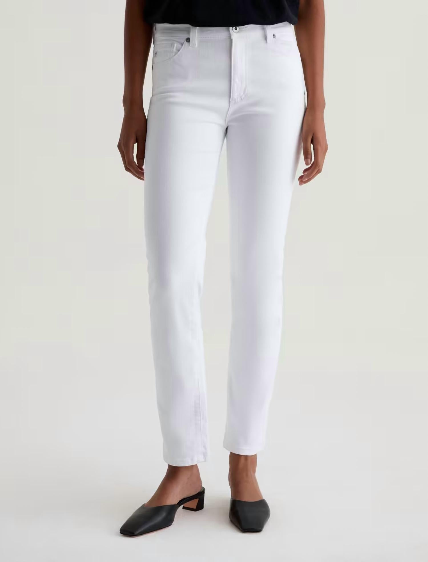 Ag Jeans - Mari High-rise Slim Straight Jean