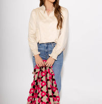 Ivy Jane - Long Sleeve Suede Top