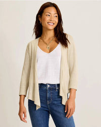 Tommy Bahama - Addison Shimmer Linen-blend Cardigan