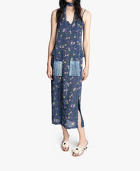 Anna Sui - Night Blooming Chiffon Slip Dress
