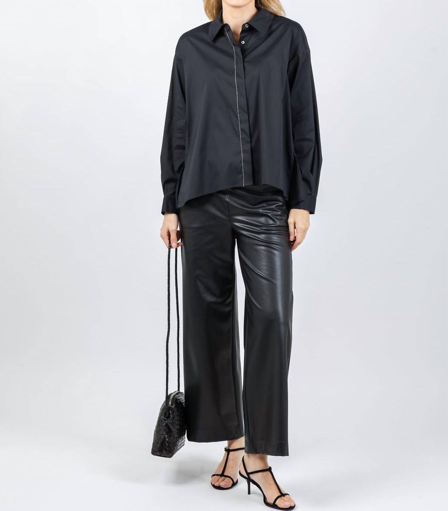 Repeat Cashmere - Classic Collared Blouse
