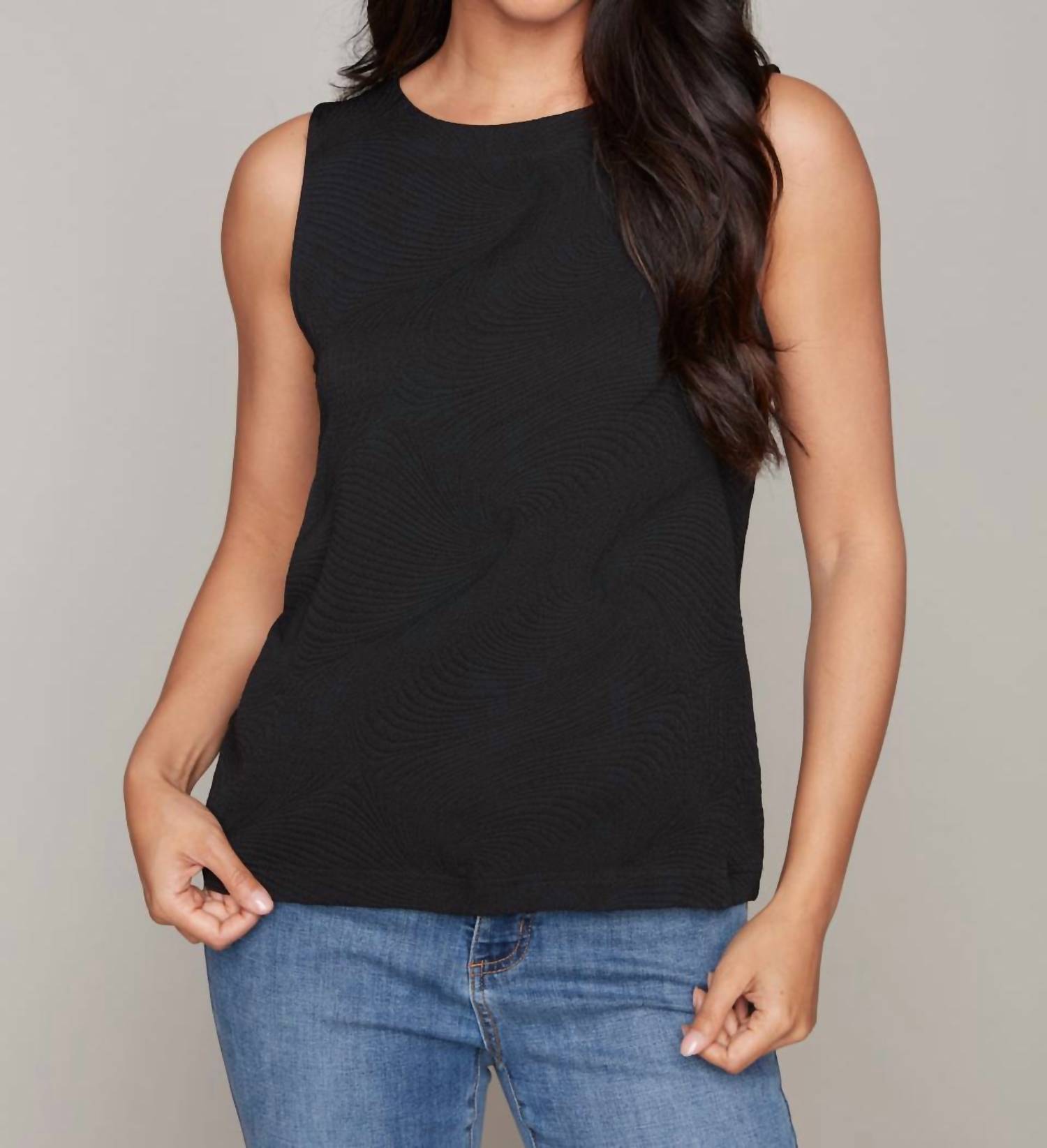 Carre Noir - 7867 Textured Tank