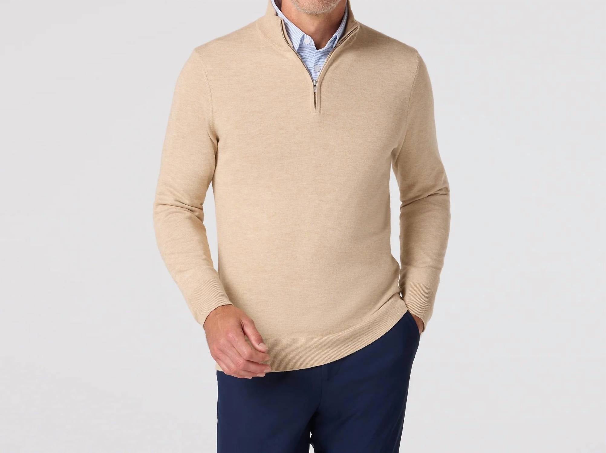 Mizzen + Main - Heritage Quarter Zip Top