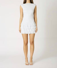 Cotton Candy LA Rylie Mini Dress in white - women's dress